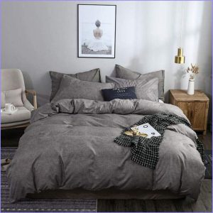 Gray 200x200 duvet cover