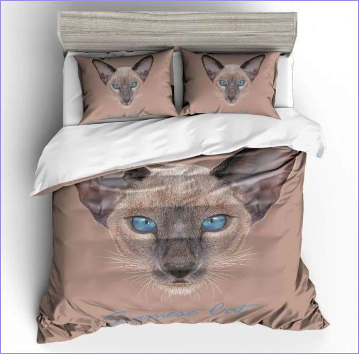 Duvet cover 200x200 cat pattern