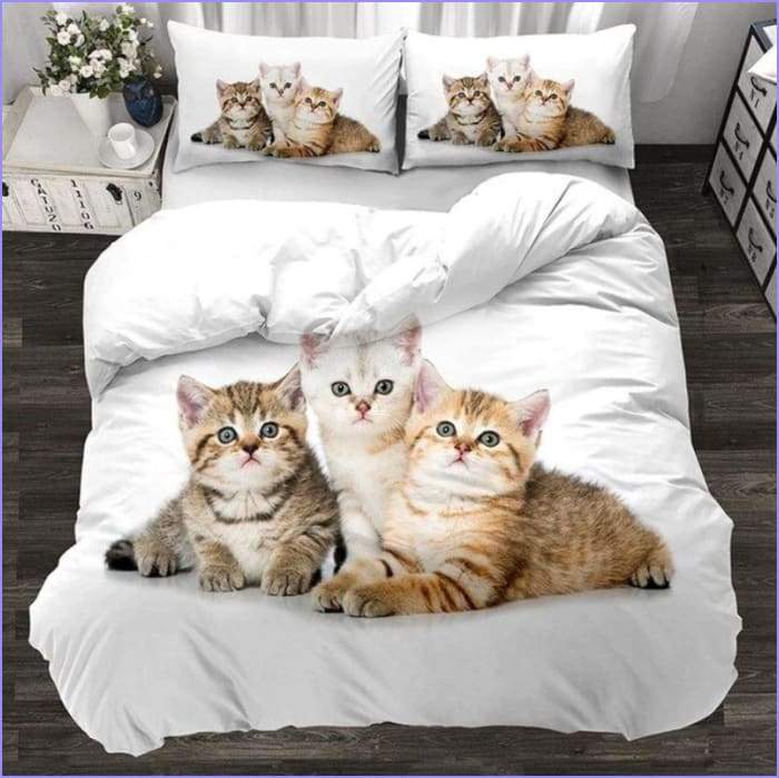 Duvet cover 3 kittens