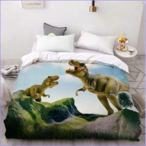 Duvet cover with dinosaur