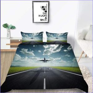 Plane Duvet Cover - Takeoff