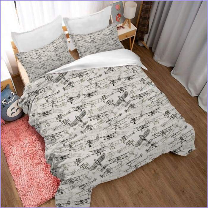 Duvet cover plane for boy