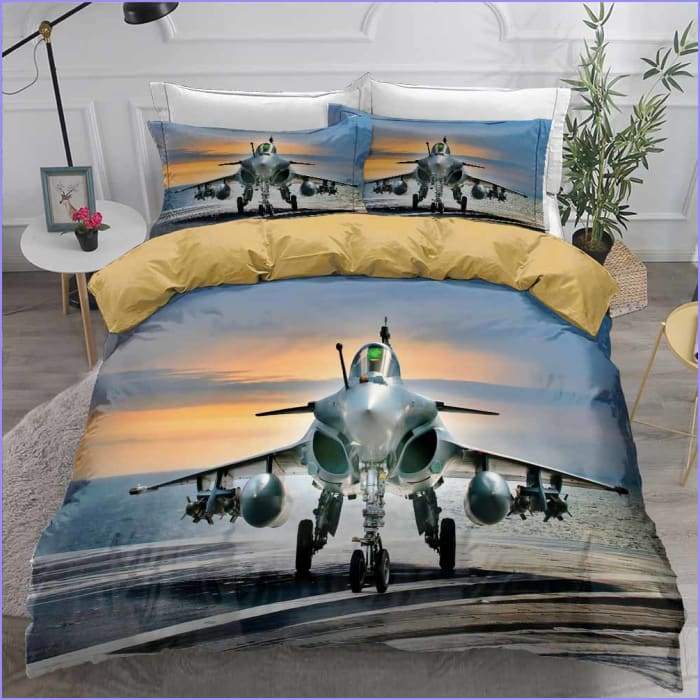 Plane duvet cover - burst