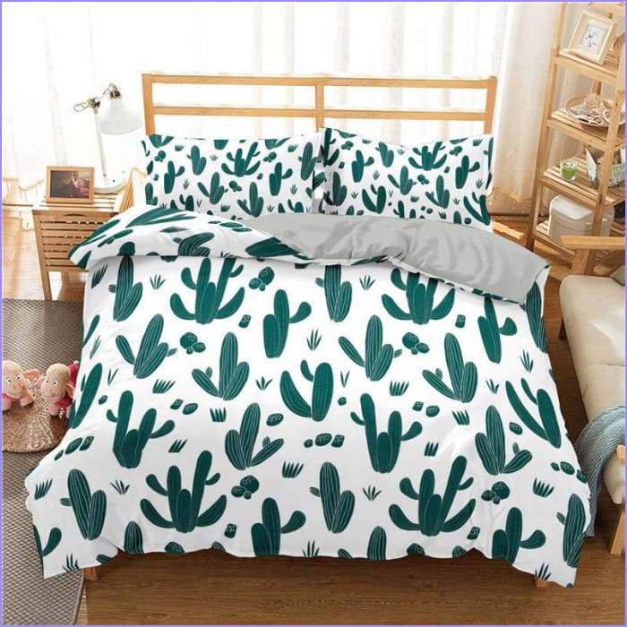 Wild cactus duvet cover