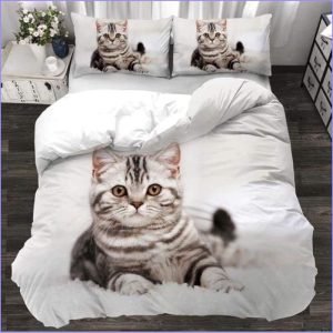 Short-haired cat duvet cover