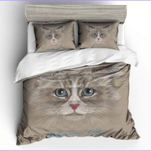 Siberian cat duvet cover