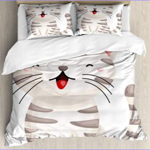 Happy kitten duvet cover