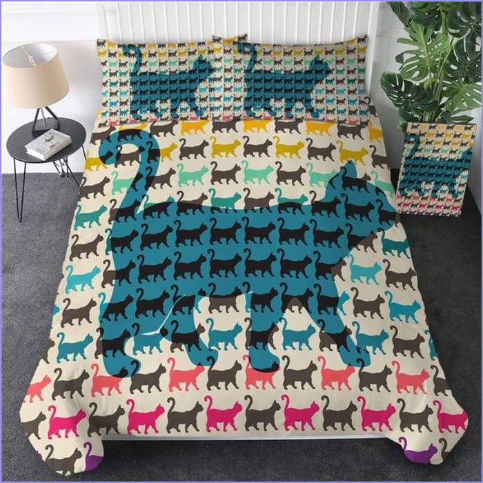 Duvet cover Cats in madness