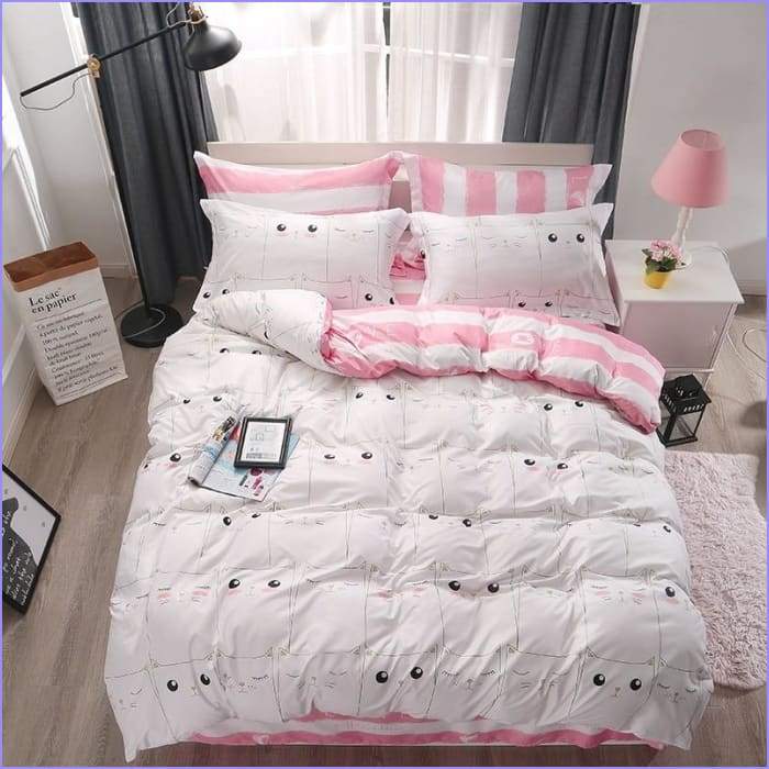 Kawaii cat duvet cover - Image 2