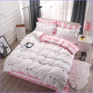 Kawaii cat duvet cover