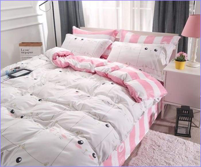 Kawaii cat duvet cover - Image 3