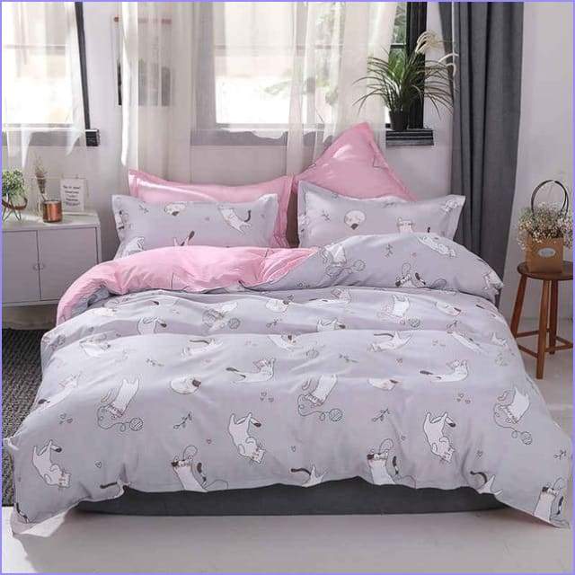 Kawaii Cats Duvet Cover in Folie - Image 2