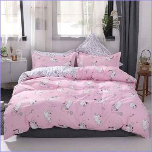 Kawaii Cats Duvet Cover in Folie