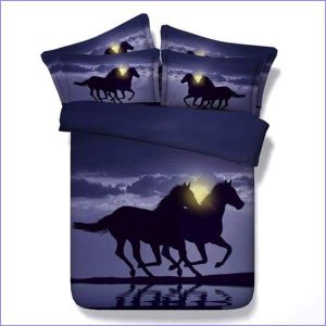 Horse Duvet Cover - Romantic Walk