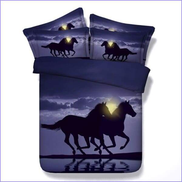 Horse Duvet Cover - Romantic Walk