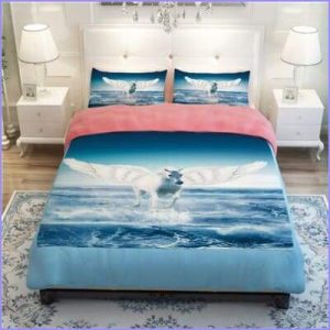 Mythological horse duvet cover