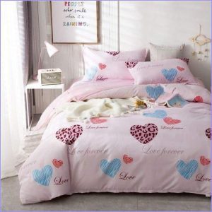 Rose heart duvet cover