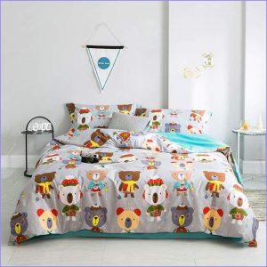 Multiple teddy bear duvet cover