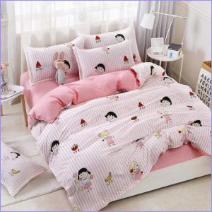 Rose Manga Style Girl Duvet Cover