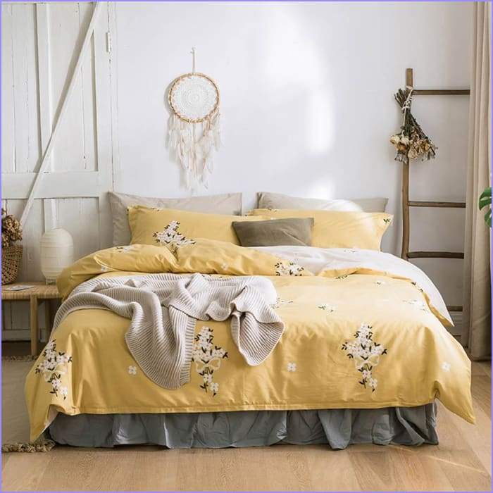 Floral Duvet Cover Golden Field
