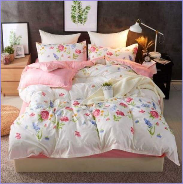 English style flower duvet cover