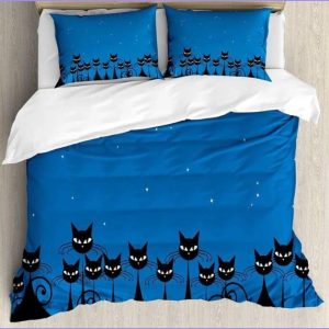 Gang duvet cover of cats