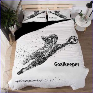 Football guard duvet cover