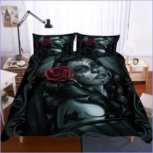 Gothic duvet cover Mexican dead