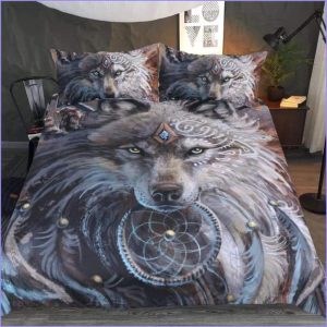 Wolf warrior duvet cover