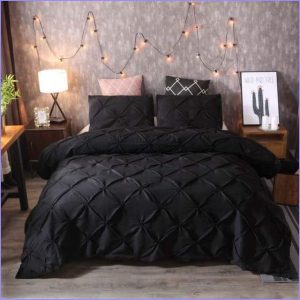 Luxury Black Duvet Cover