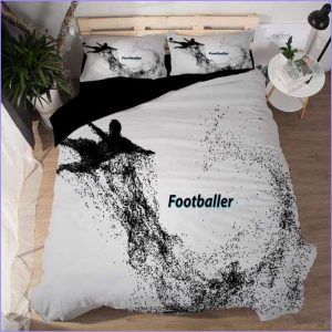 Duvet cover football player