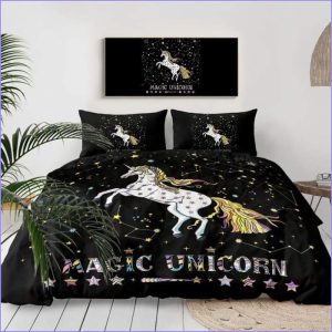 Unicorne Constellation duvet cover