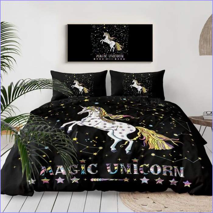 Unicorne Constellation duvet cover