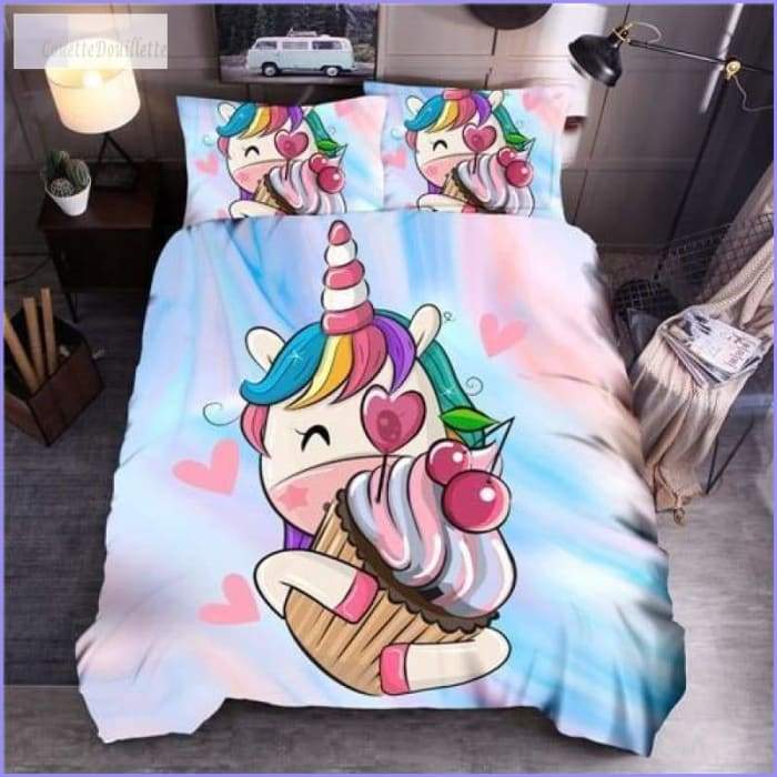 Unicorne Cupcake duvet cover