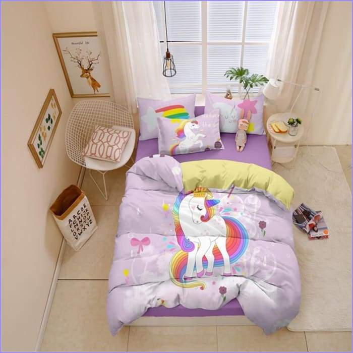 Unicorn duvet cover glamorous parade