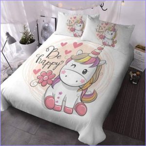 Unicorne Emoji Happy duvet cover