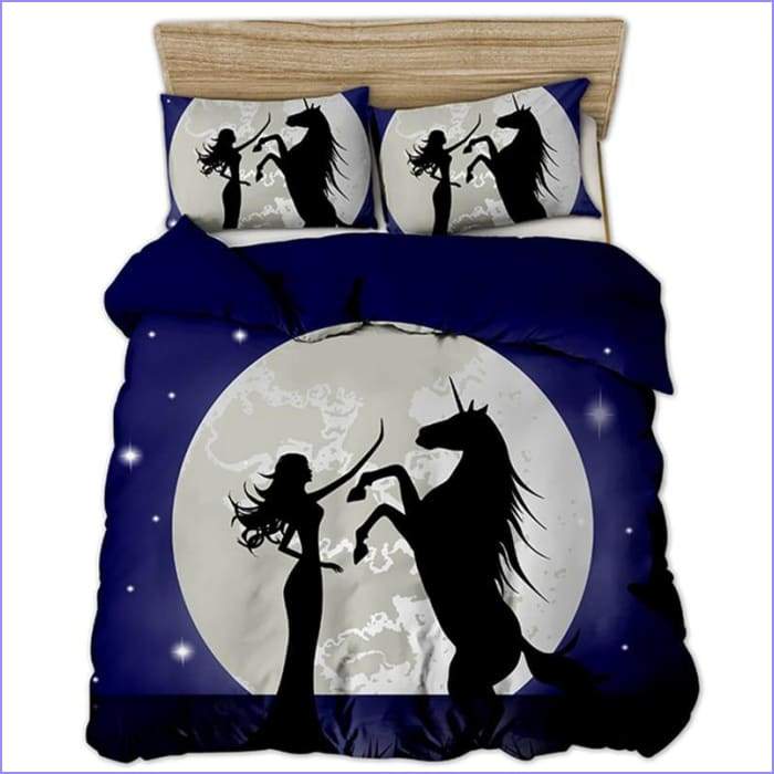 Unicorn duvet cover and princess