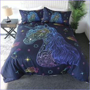 Licorne stars shifter duvet cover
