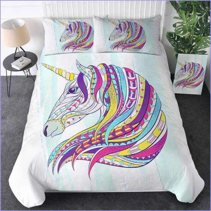 Mandala Unicorn duvet cover