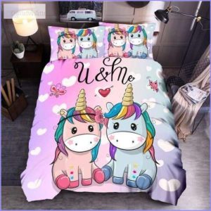 Unicorn duvet cover you and me