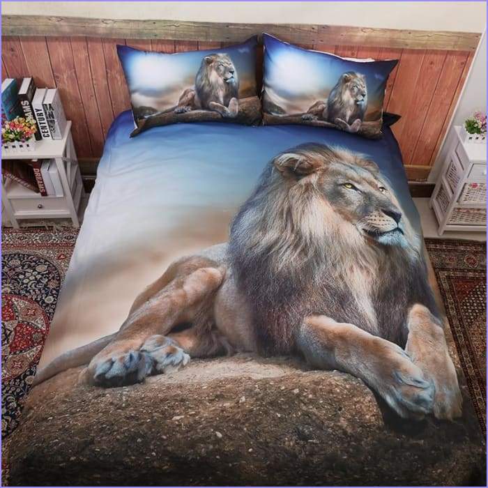 Duvet cover Lion rest of the warrior
