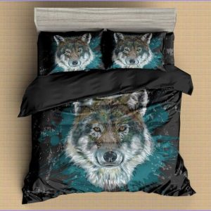Wolf Graph duvet cover