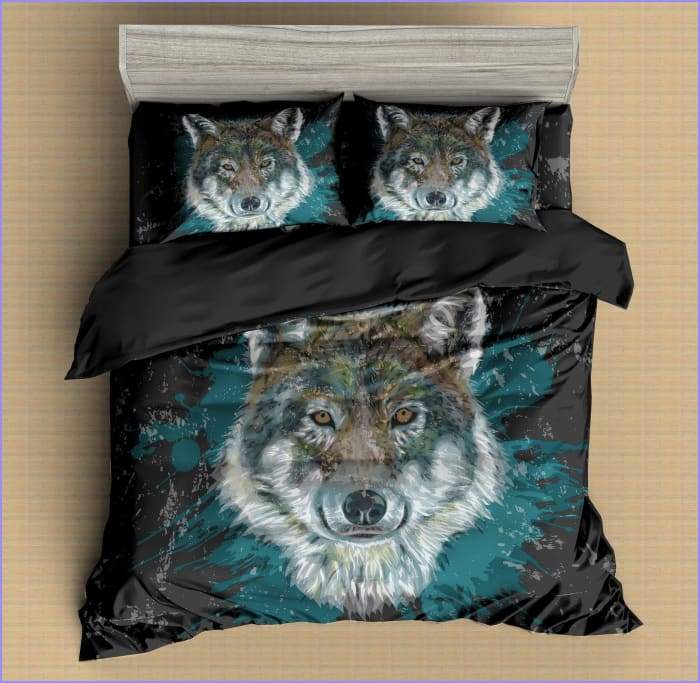 Wolf Graph duvet cover