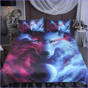 Wolf duvet cover light vs darkness