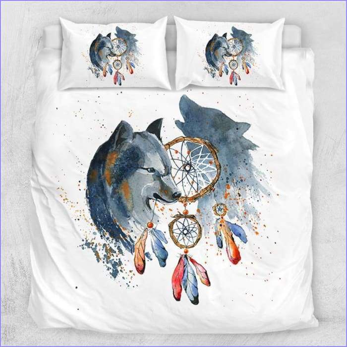 Stylized Wolf duvet cover