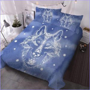 Zen Wolf duvet cover