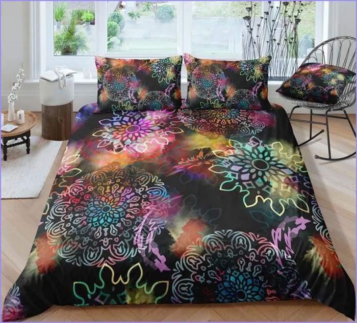 Mandala duvet cover - fireworks