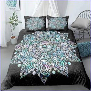 Mandala Duvet Cover Flowers