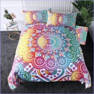 Multicolor Indian Mandala Duvet Cover