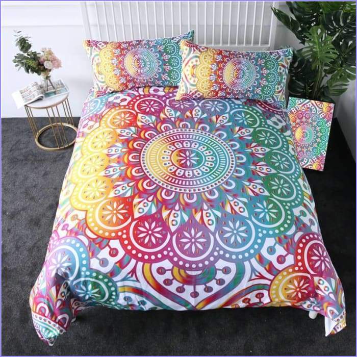 Multicolor Indian Mandala Duvet Cover - Image 2